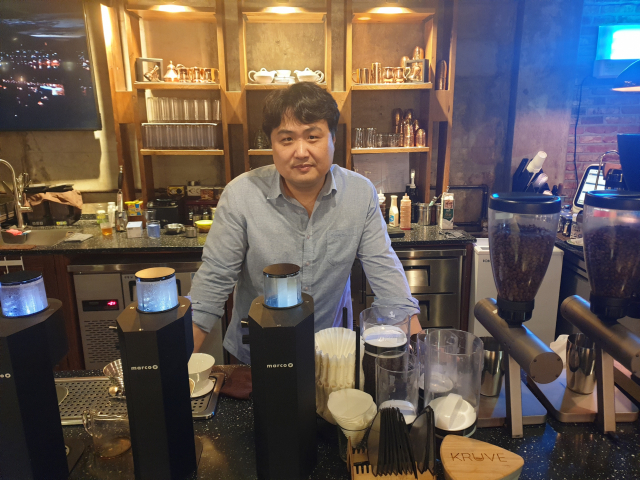 한국커피협회 이호상 이사는 “신기술 개발로 부산이 커피국제도시가 돼야 한다”고 말했다. 이호상 제공