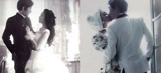 이유리 웨딩사진