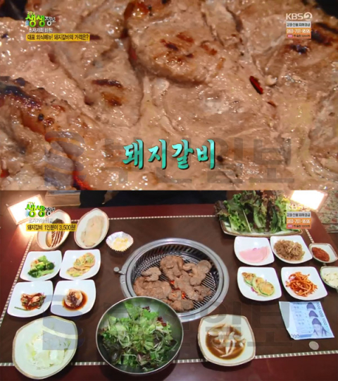 '2TV 생생정보' 3500원 돼지갈비, 대구 동천동 조선생갈비…초저가의비밀(오늘방송맛집)