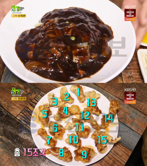 '2TV 생생정보' 2500원 짜장면＆5000원 탕수육, 대전 가양동 홍가짜장…리얼가왕(생생정보통 맛집오늘)