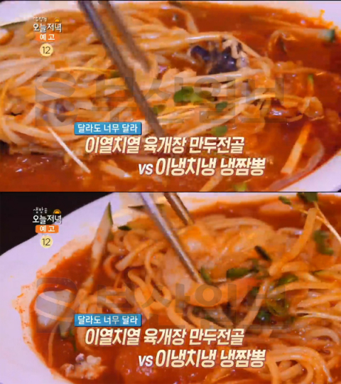 '생방송 오늘 저녁' 냉짬뽕, 강남 대치동 마담밍…달라도너무달라(오늘방송맛집)