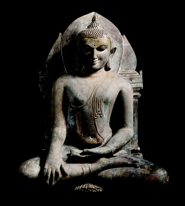 ‘석조 항마촉지인 불상’