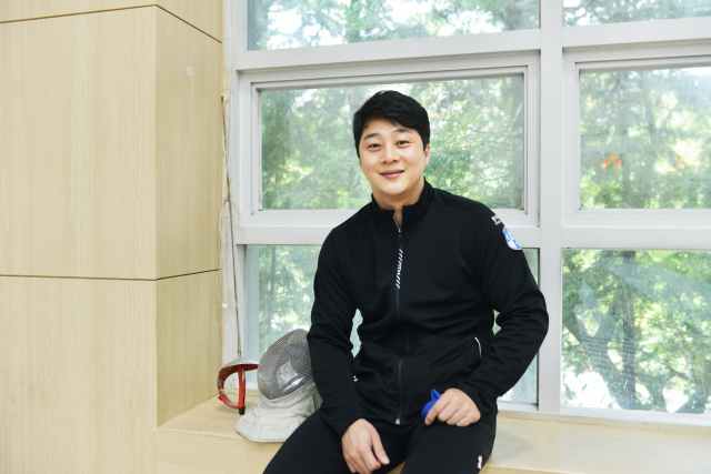 동의대 펜싱부 한우리 감독. 동의대 제공