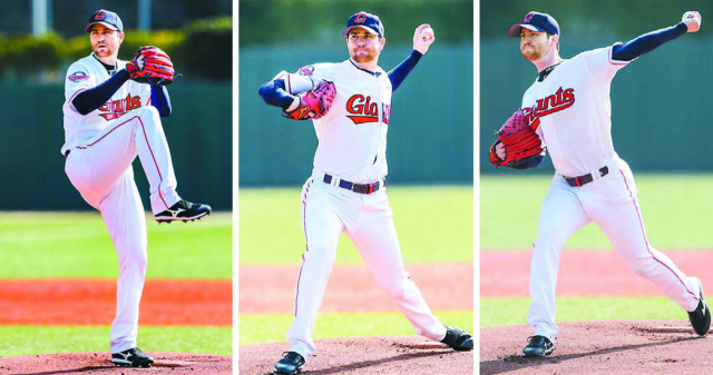 롯데 자이언츠 새 외국인 좌완 투수 찰리 반즈는 스프링캠프 동안 시속 145km를 웃도는 직구와 움직임이 큰 슬라이더를 선보여 롯데 에이스로 활약할 것으로 기대된다. 윤민호 프리랜서 yunmino@