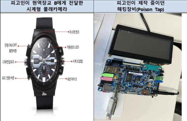 주요 증거물 사진. 서울중앙지검 제공