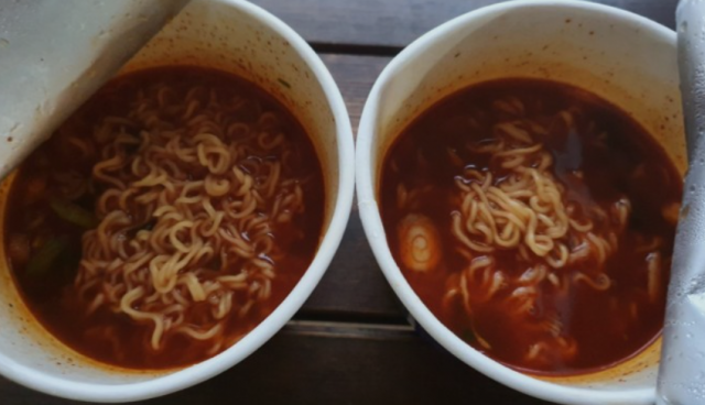 컵라면 이미지 사진 캡처