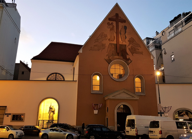 오스트리아 빈의 카푸치너 성당.