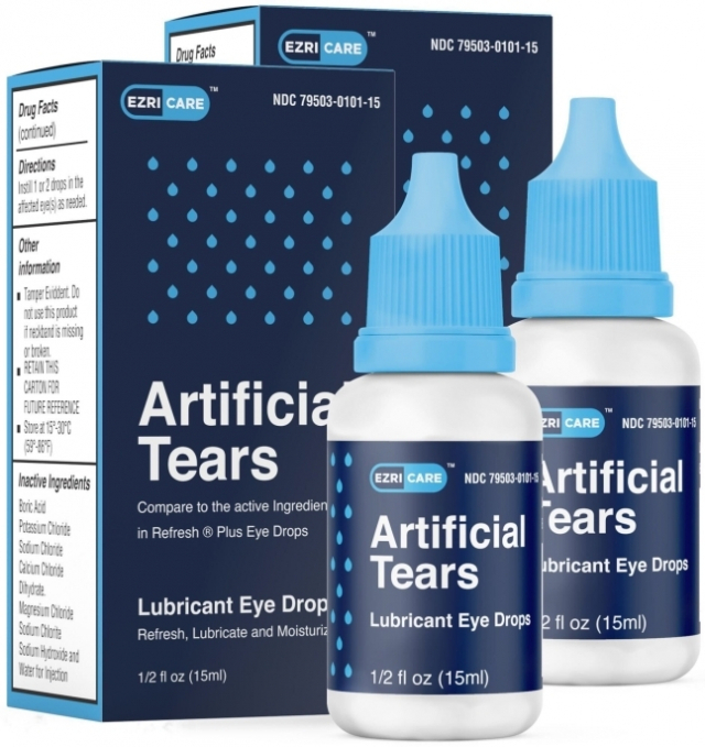 미국 질병통제예방센터(CDC)가 추후 추가 지시가 나오기 전까지 사용 중단을 권고한 인공눈물 제품 '에즈리케어'(EzriCare). 사진-글로벌 파마 헬스케어