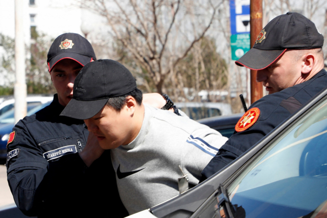 몬테네그로에서 체포된 권도형 테라폼랩스 대표. AFP·연합뉴스
