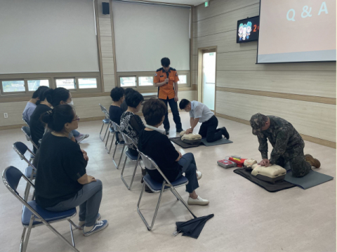 [포토뉴스] 서구보건소, 심폐소생술 교육 실시