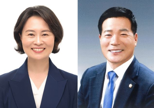 박인영 후보(왼쪽), 박성진 후보. 후보 제공.