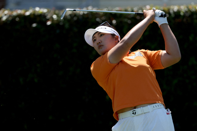 29일 열린 LPGA 투어 JM 이글 LA 챔피언십에서 3위를 차지한 유해란. AFP연합뉴스