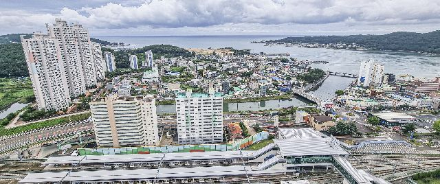 부산 일광해수욕장 일대 전경. 부산일보DB