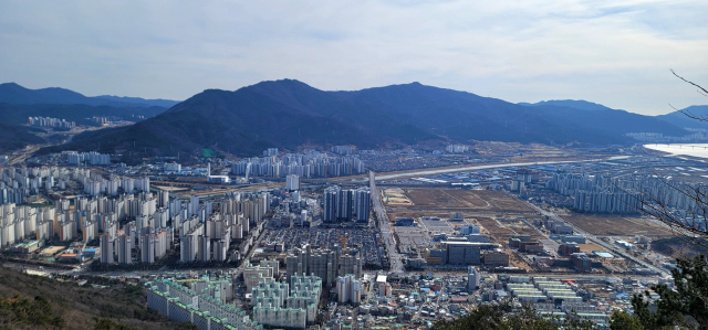 양산시가 재도약에 나선 물금읍 전경. 김태권 기자