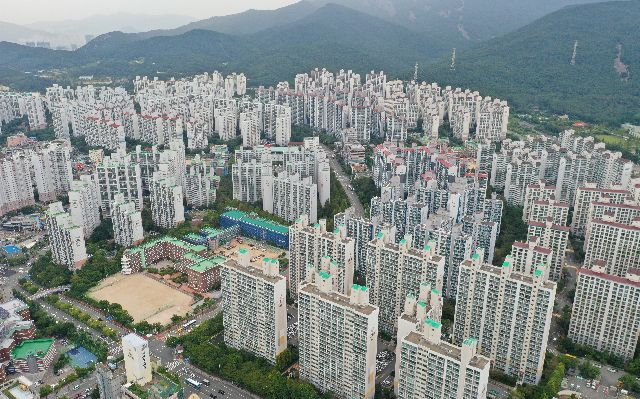 부산 해운대구 좌동 신시가지 전경. 부산일보DB