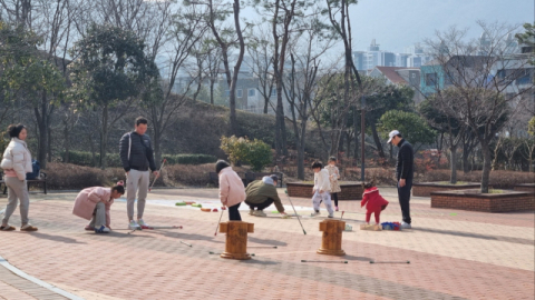 2024년 설날 민속놀이 한마당. 정관박물관 제공