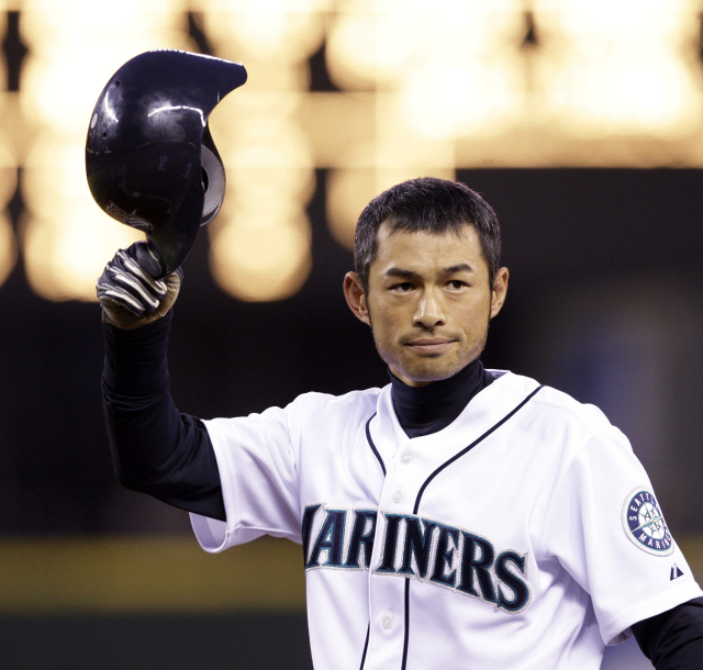 아시아 선수 최초로 MLB 명예의 전당에 입성한 스즈키 이치로. AP·연합뉴스