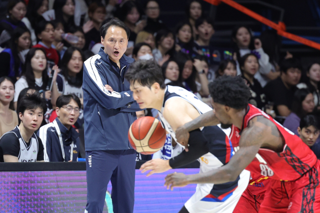 지난해 11월 경기 고양소노아레나에서 열린 2025 국제농구연맹(FIBA) 아시아컵 예선 3차전 한국-인도네시아의 경기 모습. 연합뉴스