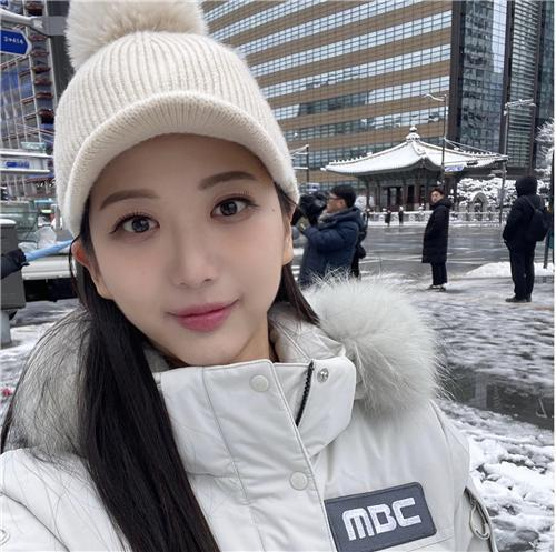 MBC 기상캐스터로 일한 고(故) 오요안나. 오요안나 인스타그램 갈무리
