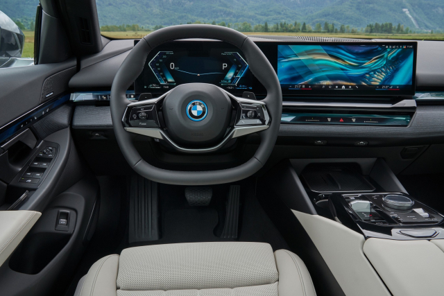 BMW ‘뉴 550e x드라이브’ 내부.BMW코리아 제공