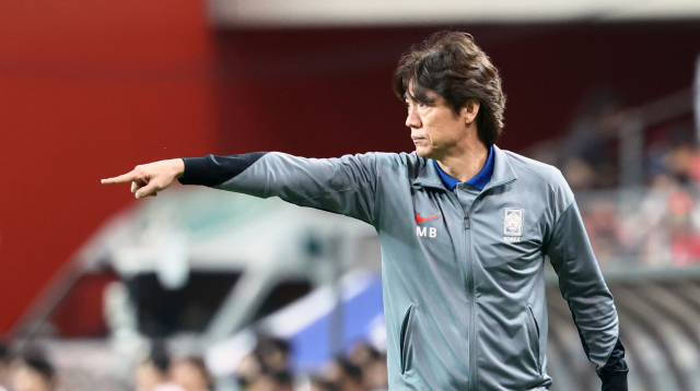 홍명보 축구대표팀 감독. 연합뉴스
