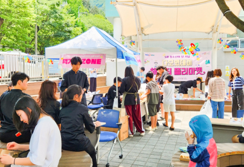 영산대 K-Food조리전공, 부산 해운대서 음식 나눔 활동
