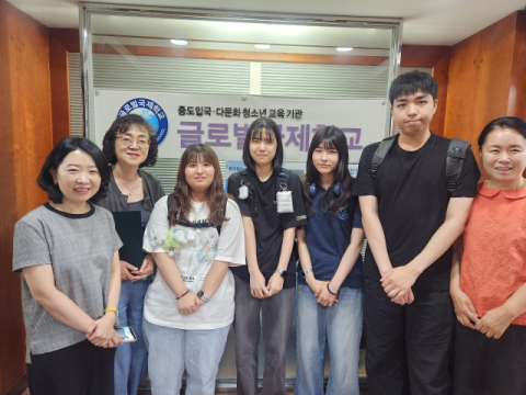 글로벌국제학교 현장실습생.