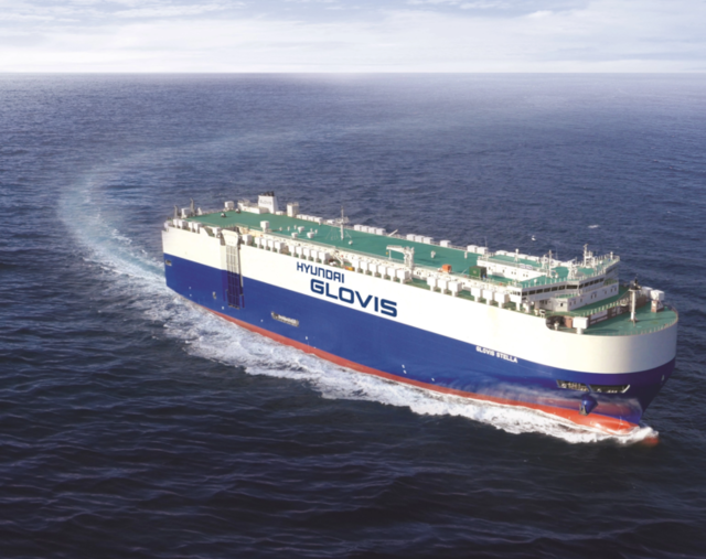 현대글로비스 자동차 운반선.현대글로비스 제공