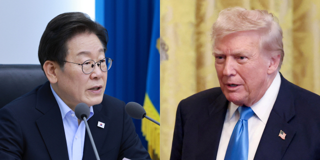 관세협상 타결, 이재명 대통령과 트럼프 미국 대통령. 연합뉴스 로이터