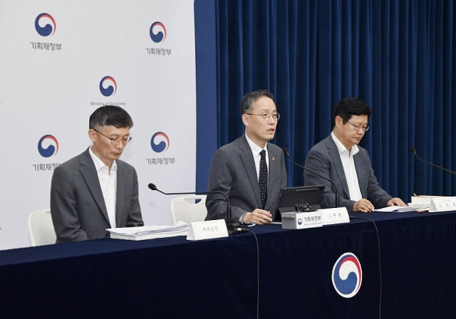 이형일 기획재정부 차관이 지난 29일 정부세종청사에서 열린 ‘2025년 세제개편안 사전 브리핑’에서 주요 내용을 발표하고 있다. 기재부 제공