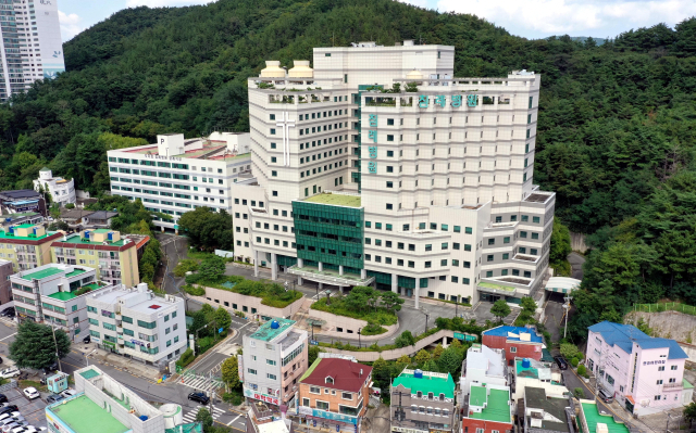 부산 금정구 침례병원 전경. 부산일보DB