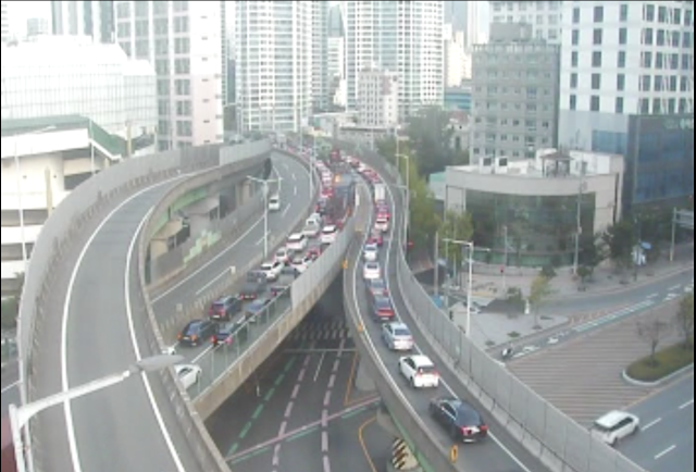 도시교통정보센터 CCTV 화면