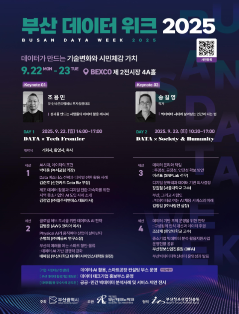 ‘부산 데이터 위크(BUSAN DATA WEEK) 2025’ 개최