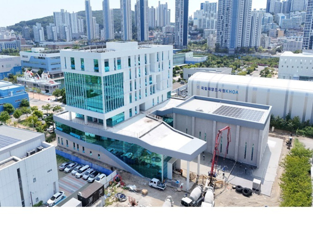 부산 영도구 한국해양과학기술원(KIOST) 내에 건립 중인 스템빌리지. 부산시 제공