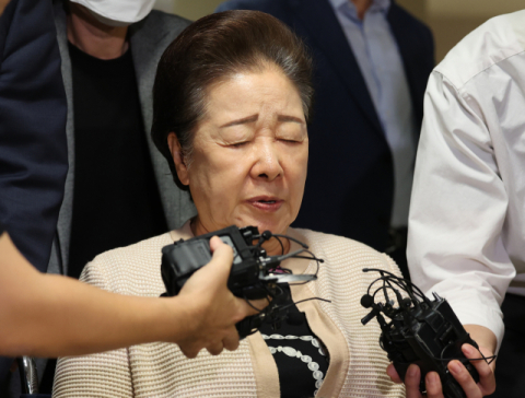 '통일교 현안청탁' 한학자 총재 특검조사 9시간반만에 종료