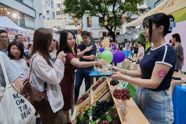 사진은 한국농수산식품유통공사가 진행한 K푸드 홍보행사. aT 제공