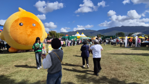 [포토뉴스]양산 ‘에그야 페스타’를 즐기는 방문객들