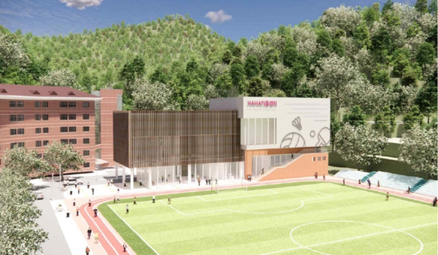 부산 금정구 부곡동 부산가톨릭대학교 교정 내에 들어서는 금정구 국민체육센터 조감도. 금정구청 제공