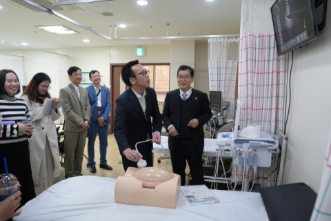 실습실 견학 사진(방사선과)