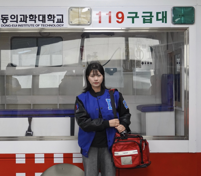 양지향 동의대학교 학생군사교육단 소속 중사.