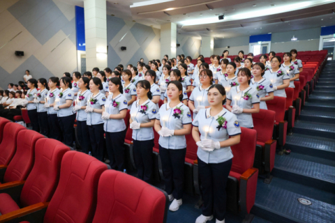 경남정보대 제21회 치과위생사 선서식 사진.