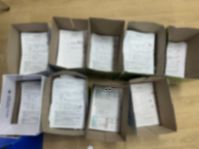 A 씨가 계약한 임대차보증계약서. 부산경찰청 제공