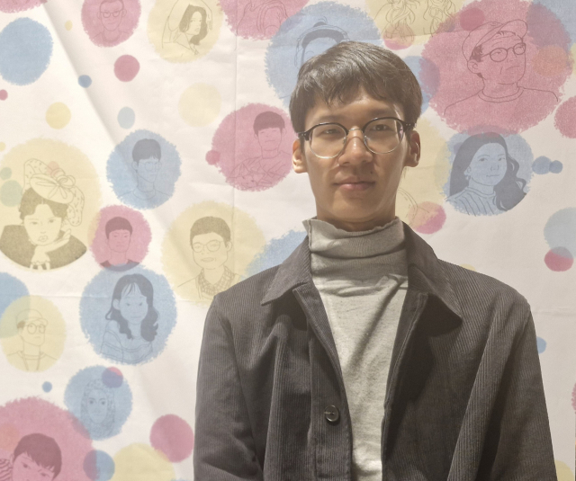 제27회 부산독립영화제에서 '유령'으로 심사위원특별상과 관객심사단상을 동시에 받은 임지훈 감독. 김희돈 기자