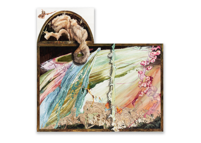 제1회 해석 미술 장학생 선발전에서 대상을 수상한 고영(이가영) 학생의 'A pause between wings'(2025). 해석장학문화재단 제공