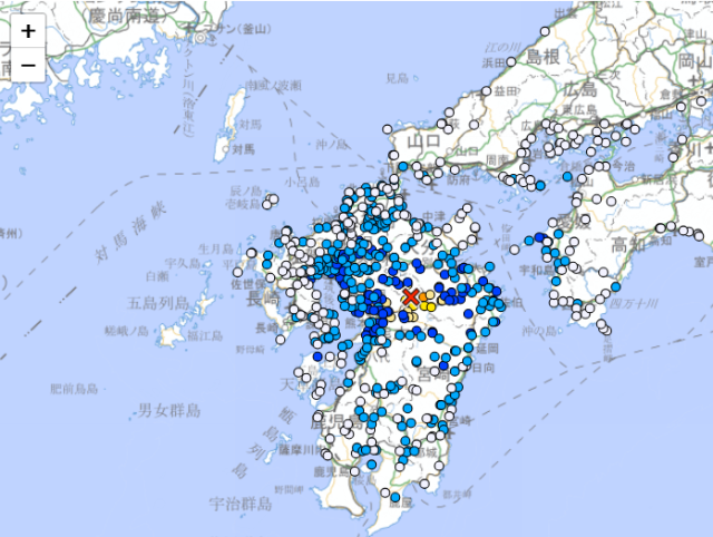 일본 기상청 홈페이지 화면 갈무리