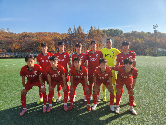 2025 K리그 주니어 U18 상위스플릿에서 우승을 차지한 부산아이파크 U18 개성고 선수들. 부산아이파크 제공