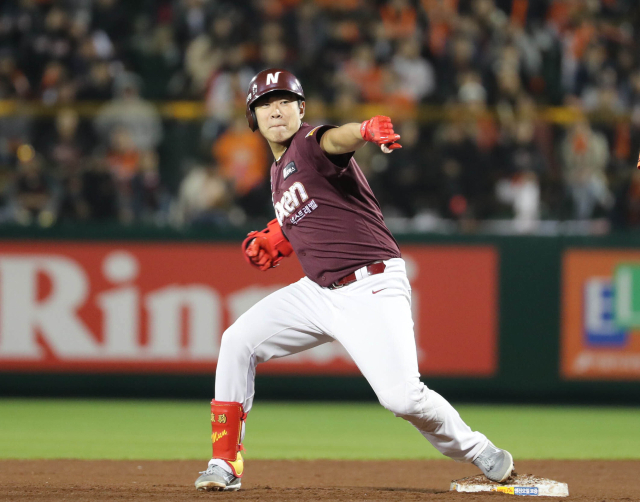 미프로야구 메이저리그 진출 가능성이 높아진 송성문. 연합뉴스