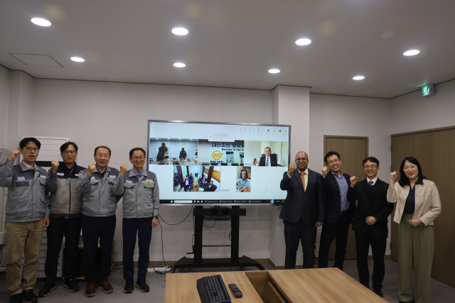 대선조선은 인도 ACT 인프라포트와 기술 협력 양해각서를 체결했다. 대선조선 제공