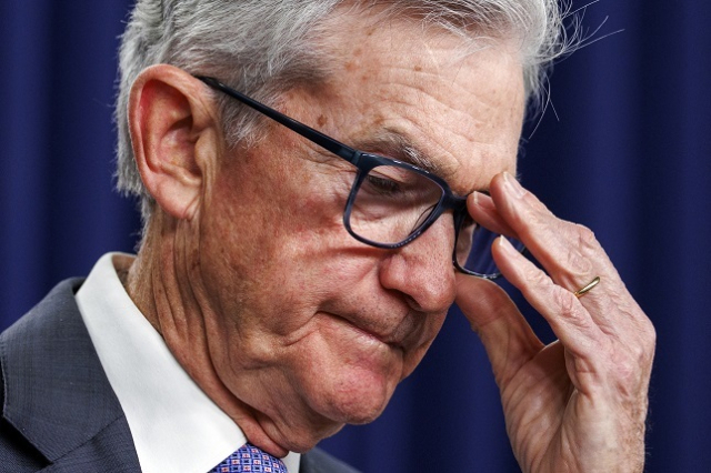 제롬 파월 미국 연방준비제도 의장이 12월 10일 미국 워싱턴 D.C.에서 기자회견을 하고 있다. 연합뉴스