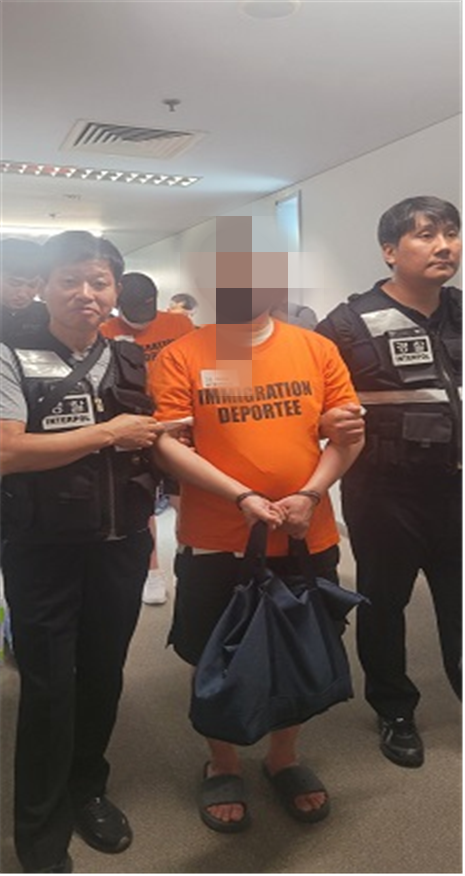 정부가 보증하는 전세자금 대출을 허위로 타내 가로챈 사기 조직이 경찰에 붙잡혔다. 총책 40대 남성은 해외로 도피했으나 지난 9월 경찰에 붙잡혔다. 해운대경찰서 제공